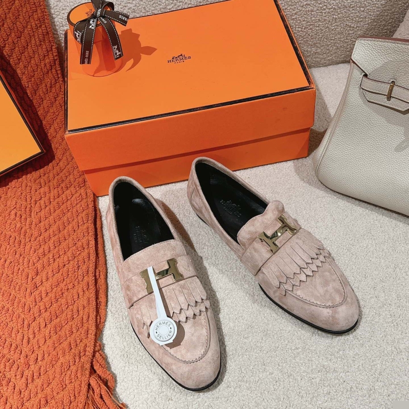 H**mes leather shoes